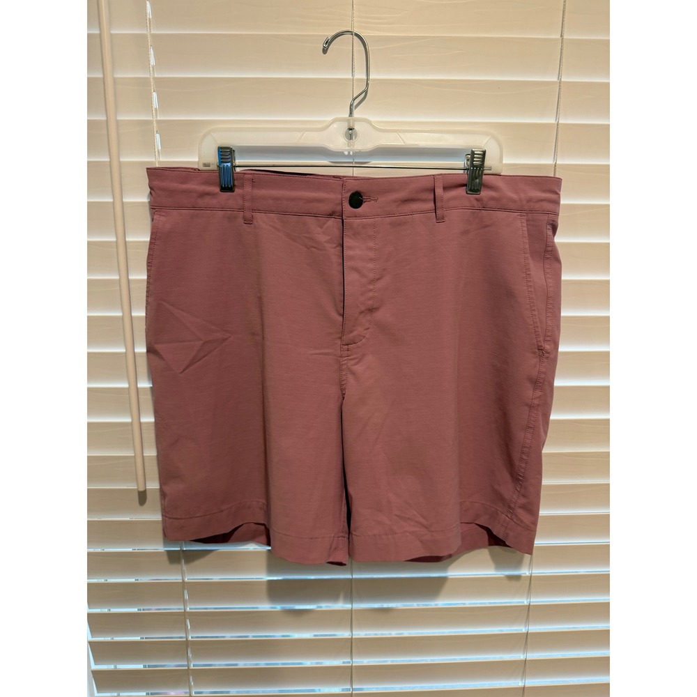 Faherty All Day Shorts Mens 36 Pink Dusty Rose Recycled Stretch Quick Dry Casual